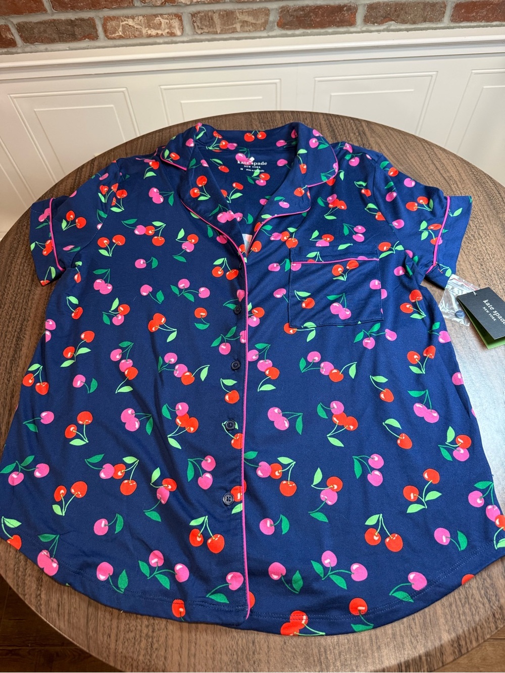 Kate Spade Cherry Print Pajama Set - Picture 5 of 5